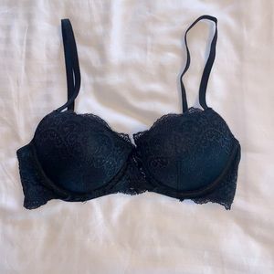 Black Lace Bra